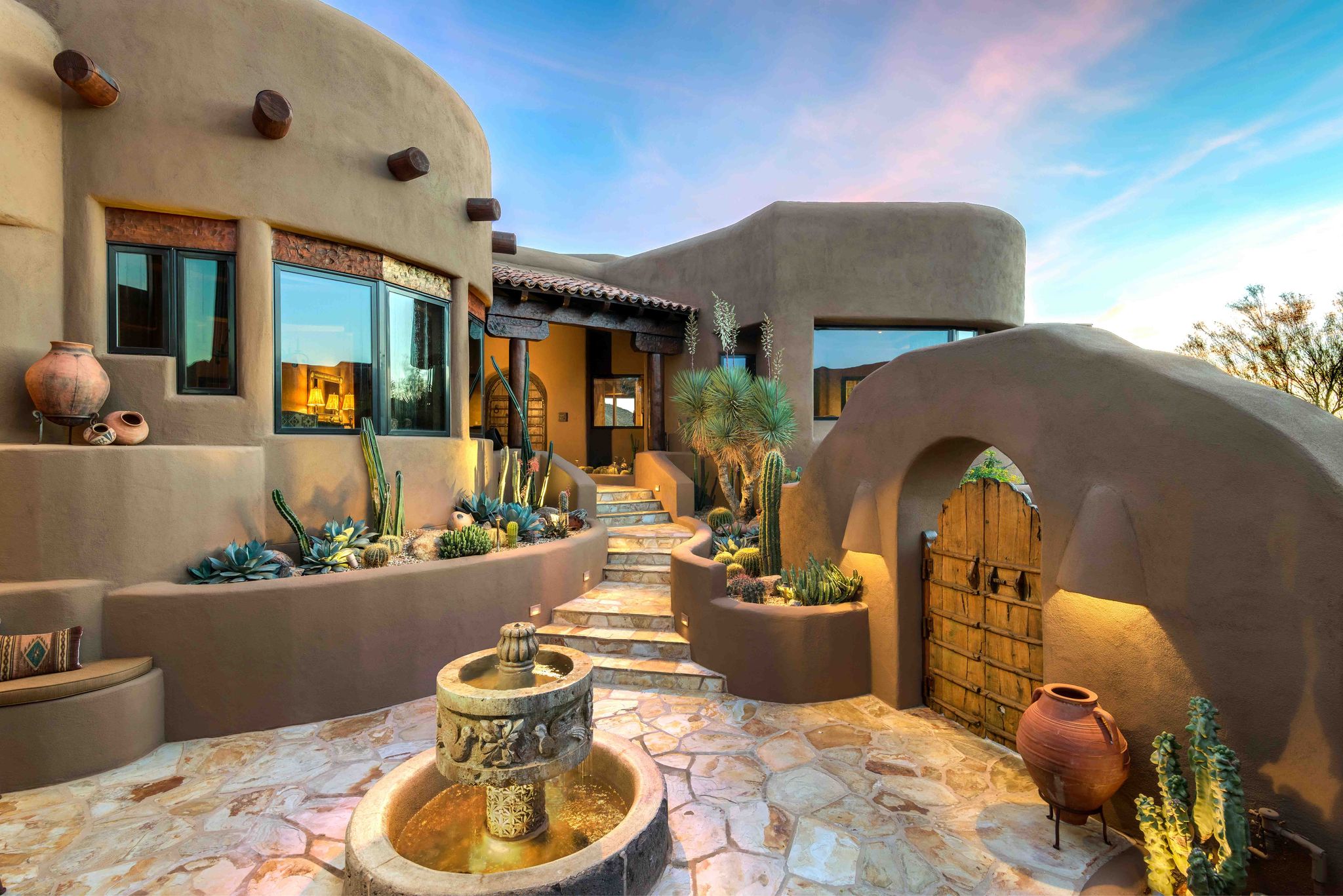 Desert residence built from the ground up by Moss Custom Homes