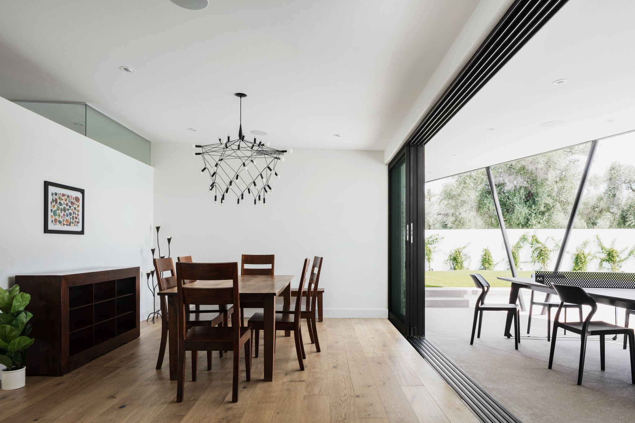 Detached casita addition matched to the architecture of the main residence